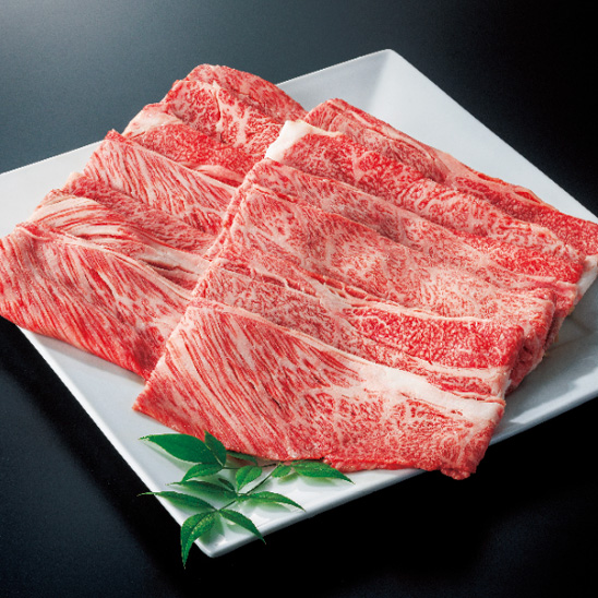 黒毛和牛 肩ローススライス（700g）　お届け箱サイズ（約）：幅22cm×奥行28cm×高さ9cm