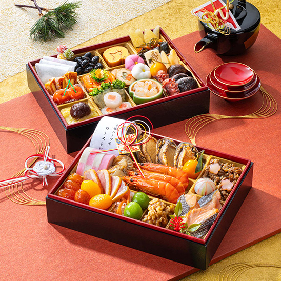 累計20万食突破。「新春に彩りを添える厳選素材の逸品」